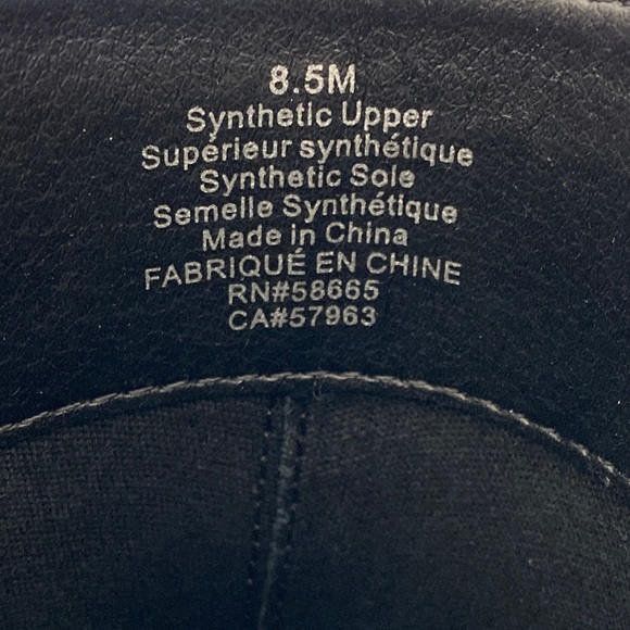 NWOT Pointed Toe Faux Snake Skin Slip-On Mule 8.5 - Picture 7 of 7